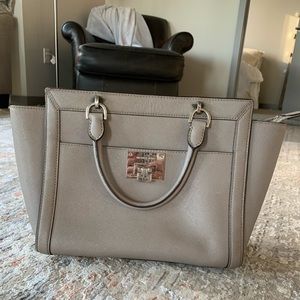 Gray Michael Kors Purse